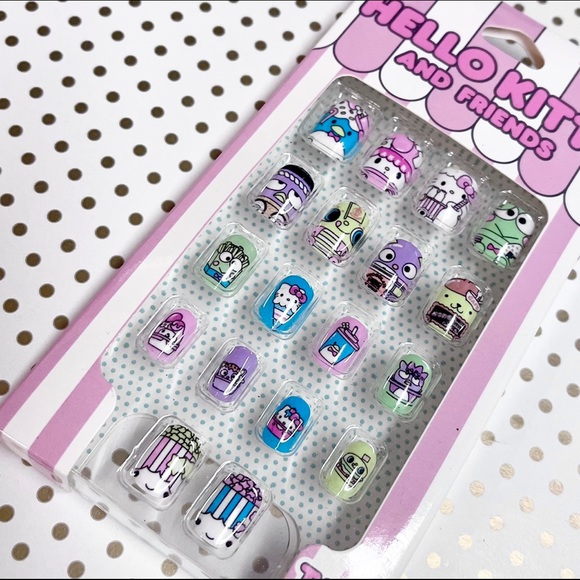 Kawaii Sanrio Nails Press on Nails Twin Stars, Keroppi, Hello Kitty, My Melody - Picture 4 of 4